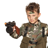 Déguisement Soldat Militaire Enfant avec Pistolet Jouet