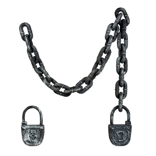 Chaîne et Cadenas Prisonnier - Accessoire Déguisement Adulte