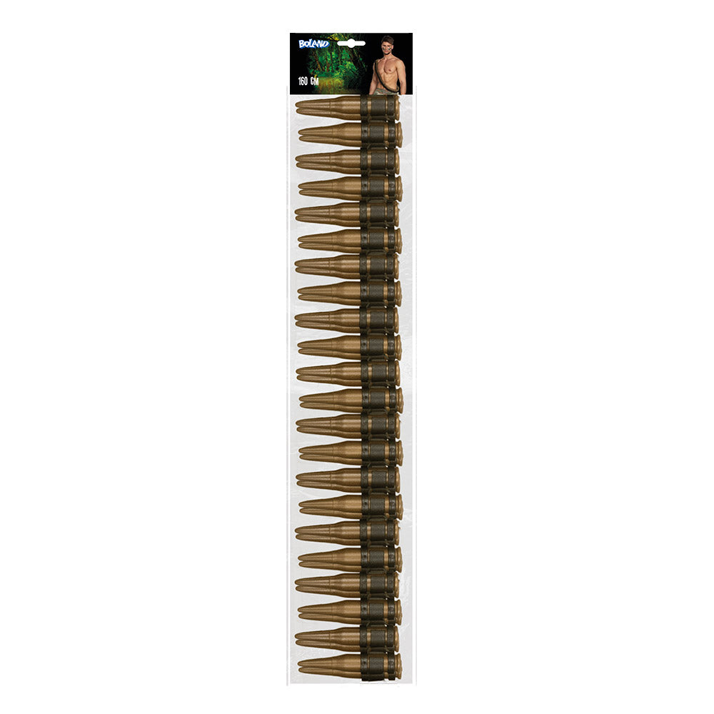 Ceinture Munitions 160cm - Accessoire Militaire Déguisement
