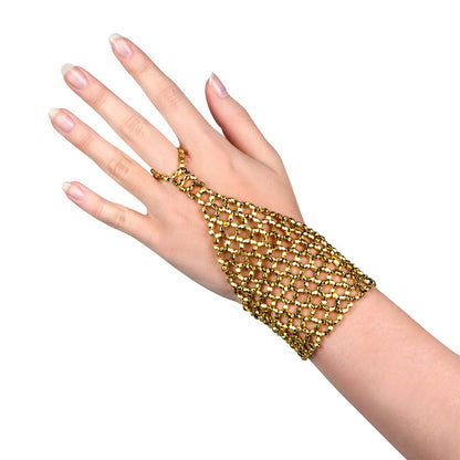 Gants à Perles Ajourés Glamour - Accessoire Danse et Soirée