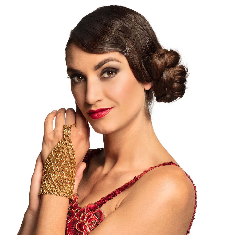 Gants à Perles Ajourés Glamour - Accessoire Danse et Soirée