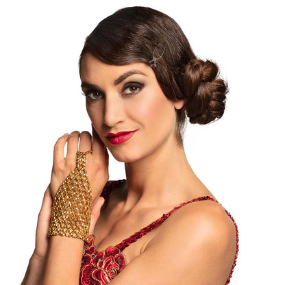 Gants à Perles Ajourés Glamour - Accessoire Danse et Soirée