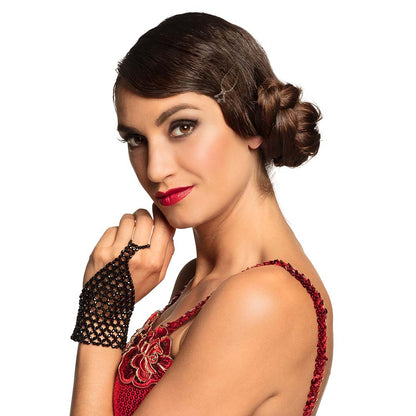 Gants à Perles Ajourés Glamour - Accessoire Danse et Soirée