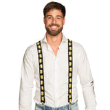 Bretelles Bière Jaune - Accessoire Fête Bavaroise Adulte