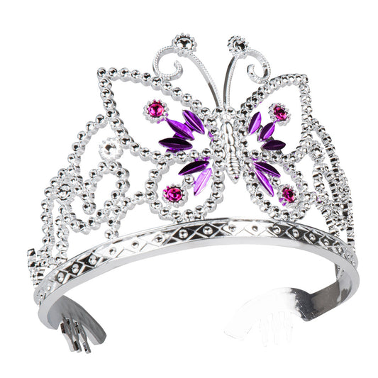 Lot 6 Tiares Princesse Brillantes Colorées - Déguisement Enfant
