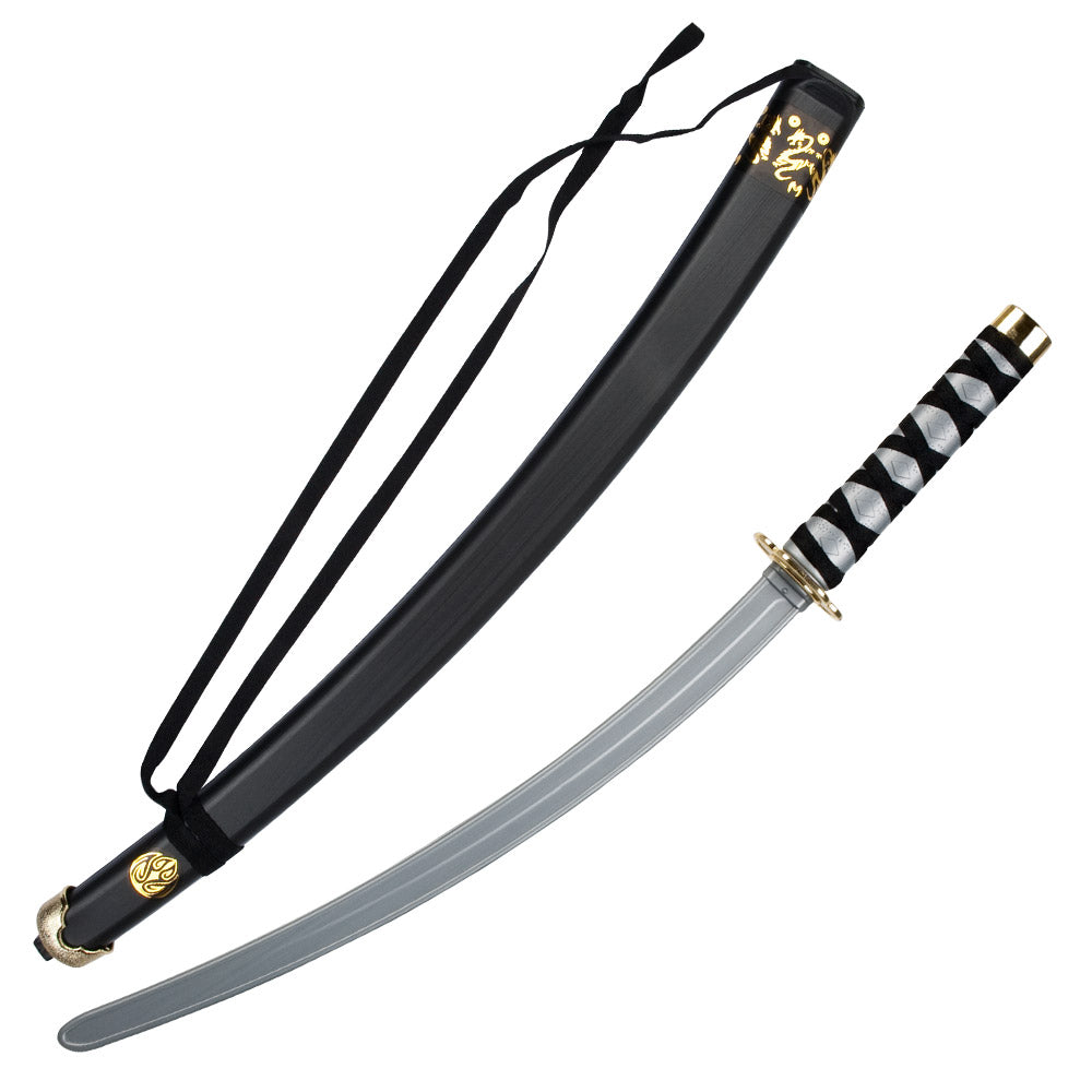 Katana Samouraï avec Fourreau Noir - Épée Guerrier Japonais