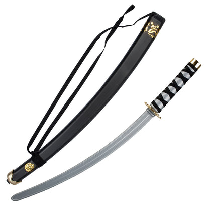 Katana Samouraï avec Fourreau Noir - Épée Guerrier Japonais