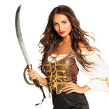Épée Pirate Cimeterre avec Fourreau - Accessoire Déguisement