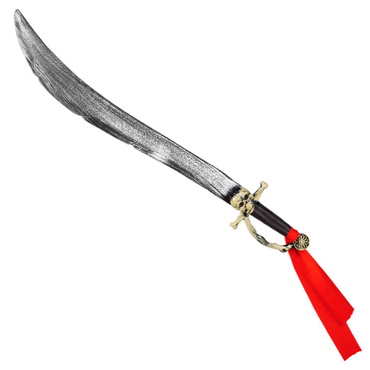 Épée Pirate Argentée avec Garde Dorée - Accessoire Déguisement