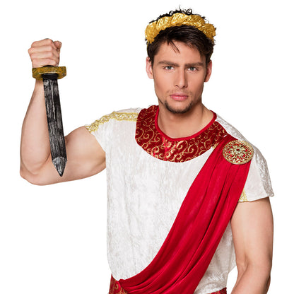 Épée Romaine Gladiateur avec Fourreau Doré - Accessoire Déguisement