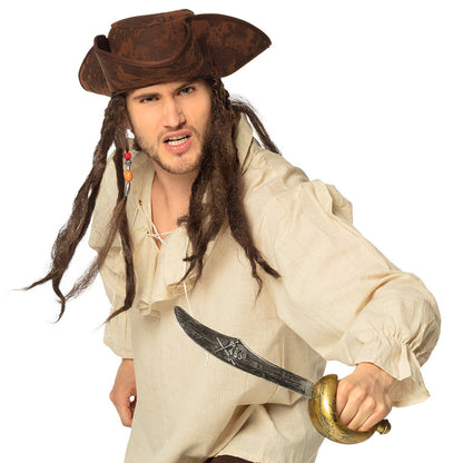 Sabre de Pirate avec Poignée Dorée - Accessoire Déguisement