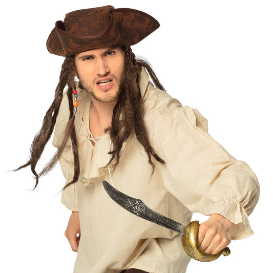 Sabre de Pirate avec Poignée Dorée - Accessoire Déguisement