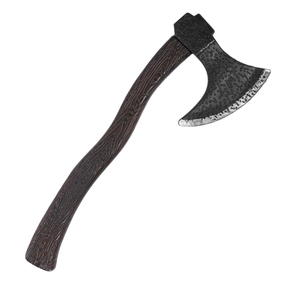 Hache Médiévale Viking Noire - Arme de Guerrier Authentique