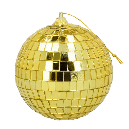 Boule à Facettes Dorée XXL - Accessoire Disco Rétro Années 70