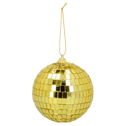 Boule à Facettes Dorée XXL - Accessoire Disco Rétro Années 70