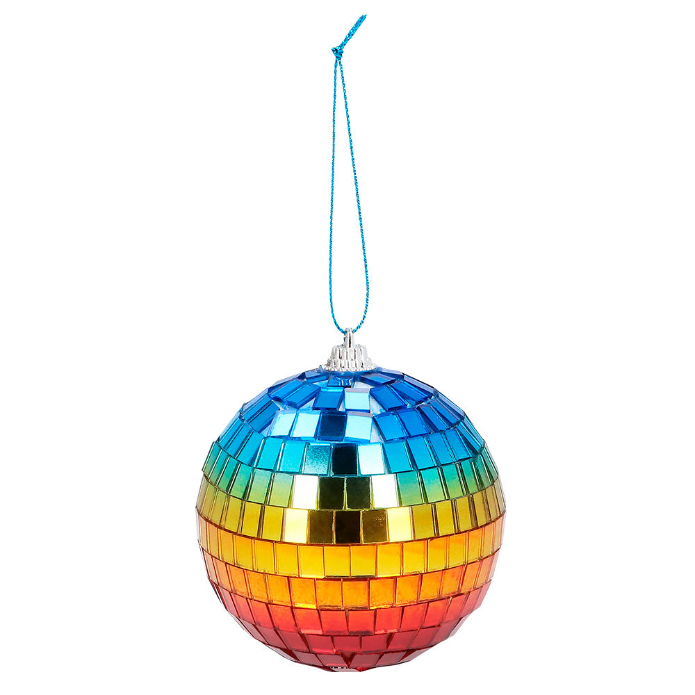 Boule Disco Arc-en-Ciel Miroir - Décoration Fête Brillante