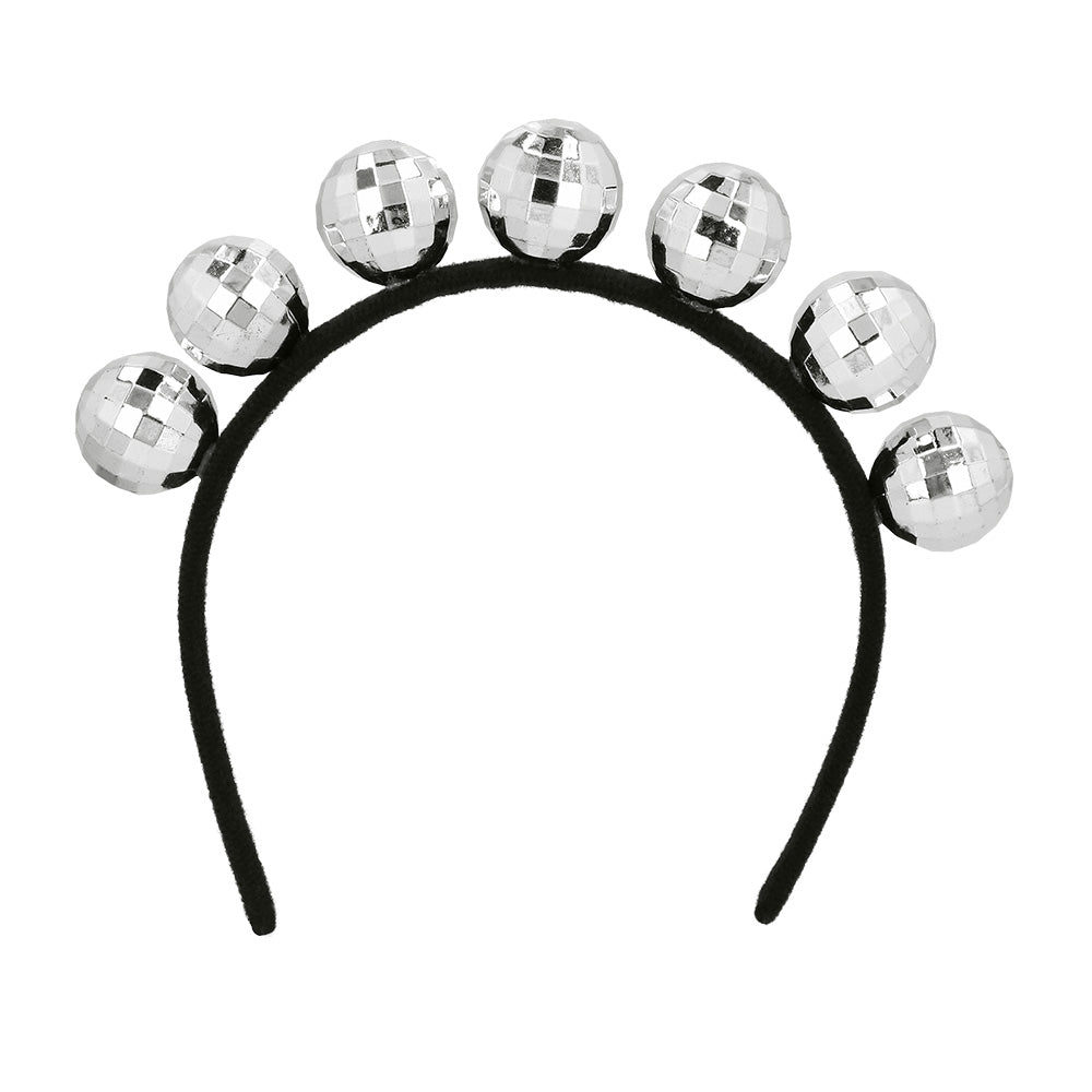 Kit Disco Paillettes : Lunettes, Headband Boules Miroir & Accessoires