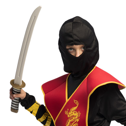 Déguisement Ninja Asiatique - Costume Guerrier Samouraï avec Épée