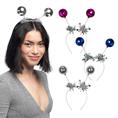 Serre-tête Boules à Facettes Disco - Accessoire Fête