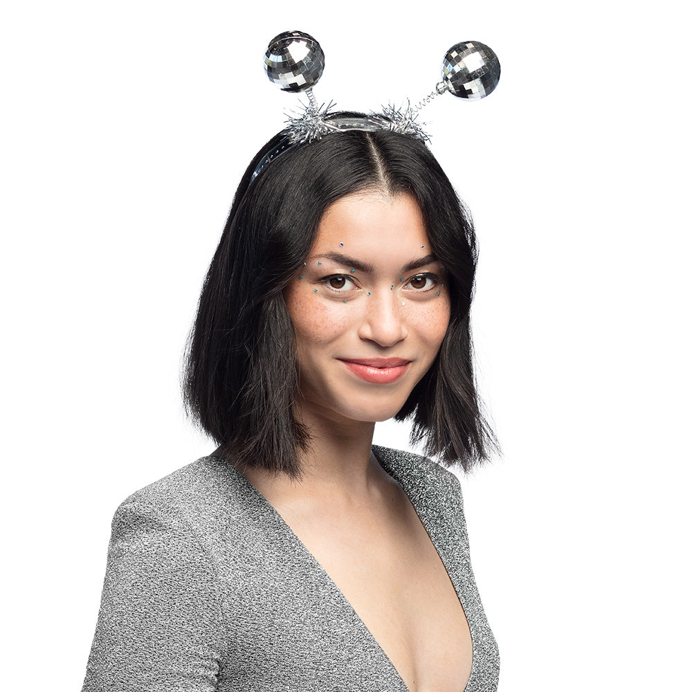 Serre-tête Boules à Facettes Disco - Accessoire Fête