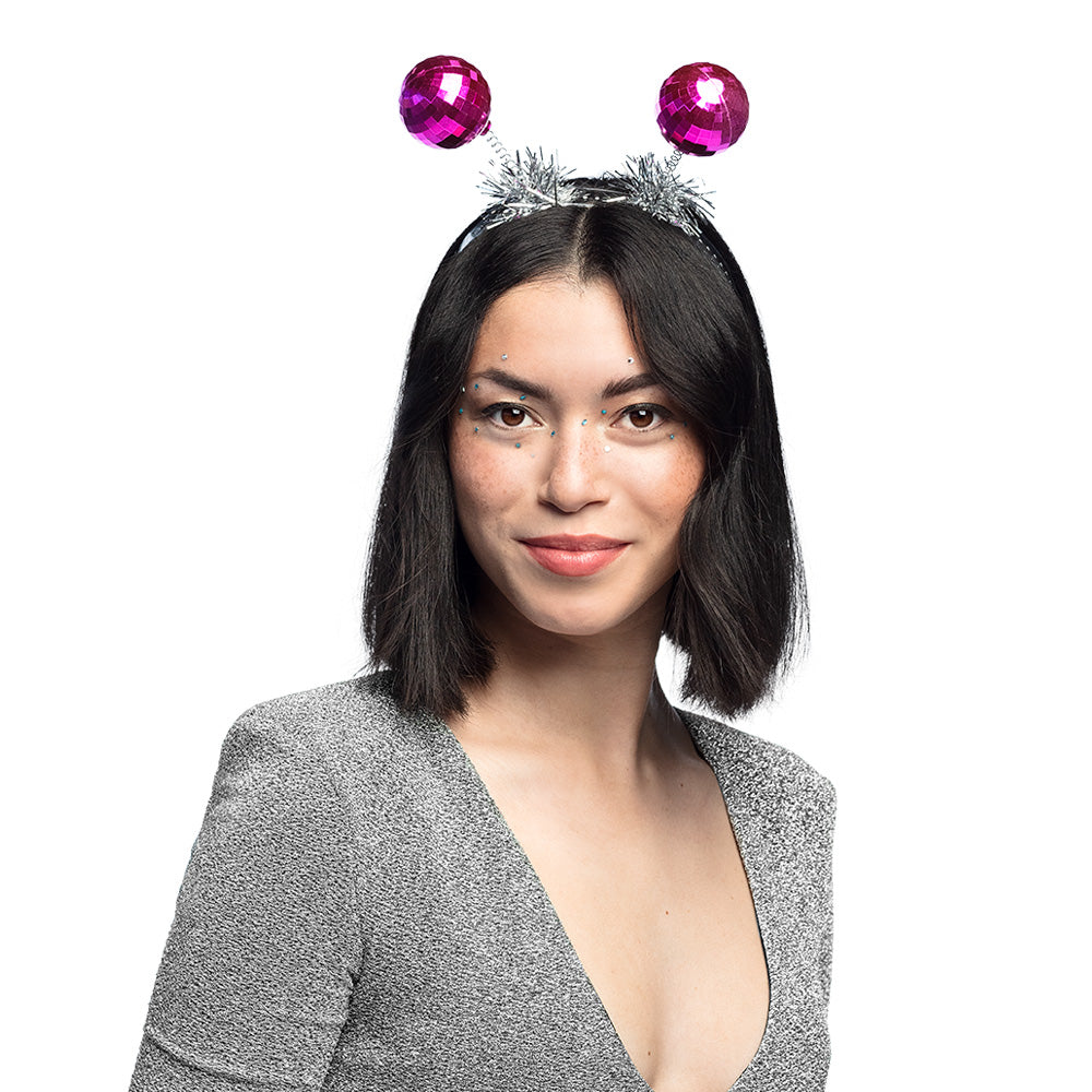 Serre-tête Boules à Facettes Disco - Accessoire Fête