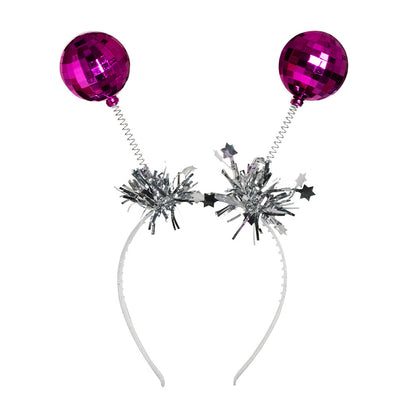 Serre-tête Boules à Facettes Disco - Accessoire Fête