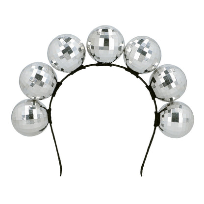 Serre-tête Boules à Facettes Disco - Accessoire Fête Brillant