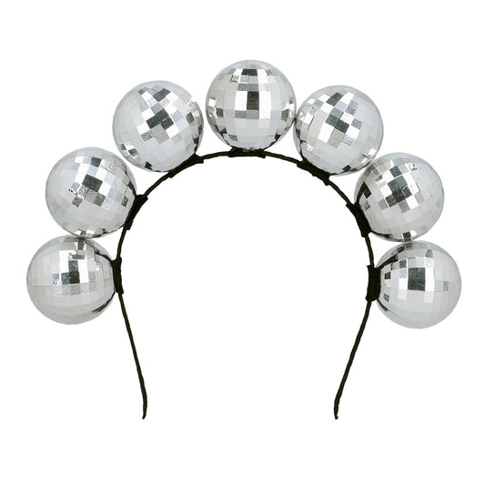 Serre-tête Boules à Facettes Disco - Accessoire Fête Brillant