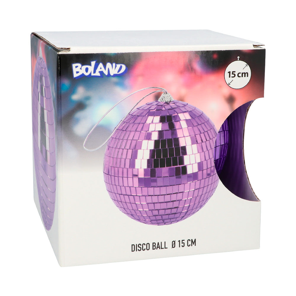 Boule Disco 15 cm - Décoration Soirée Années 70