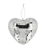 Boule Disco Cœur Scintillante - Décoration Festive Années 70