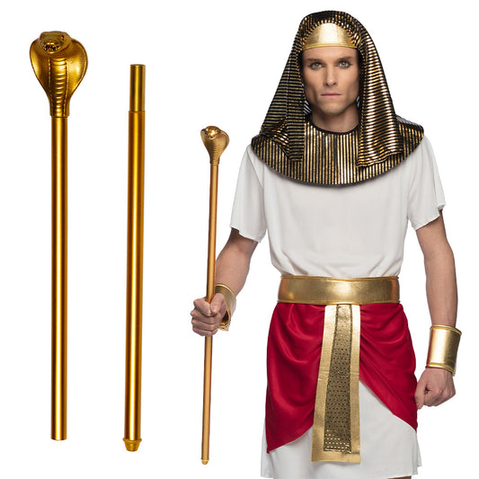Déguisement Pharaon Égyptien Complet - Sceptre et Accessoires