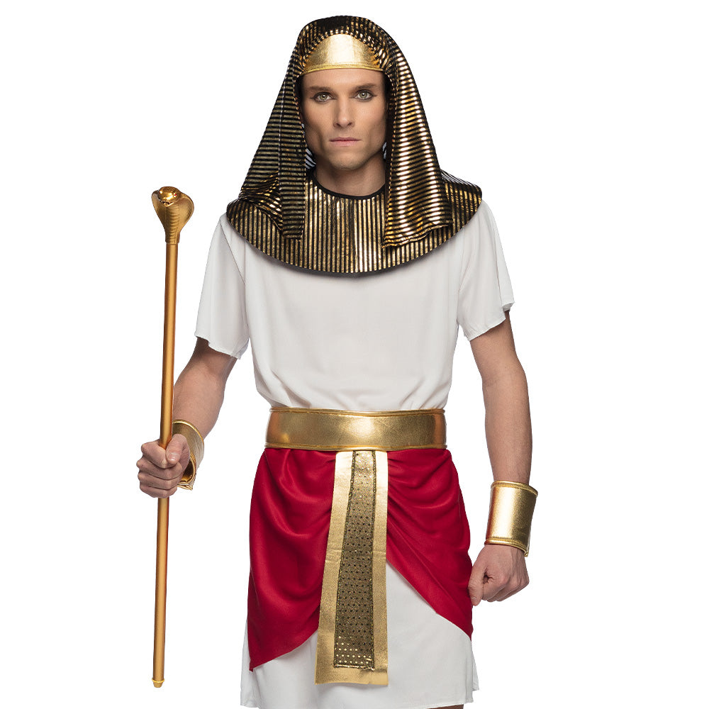 Déguisement Pharaon Égyptien Complet - Sceptre et Accessoires