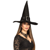 Chapeau de Sorcière Noir Classique - Accessoire Halloween
