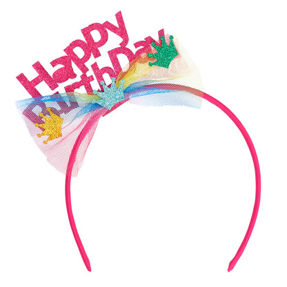 Set Anniversaire Enfant Rose - Robe Tutu, Serre-tête et Baguette Magique