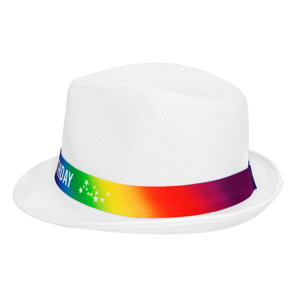 Chapeau Paillettes Happy Birthday - 7 Couleurs Brillantes