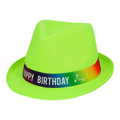Chapeau Paillettes Happy Birthday - 7 Couleurs Brillantes