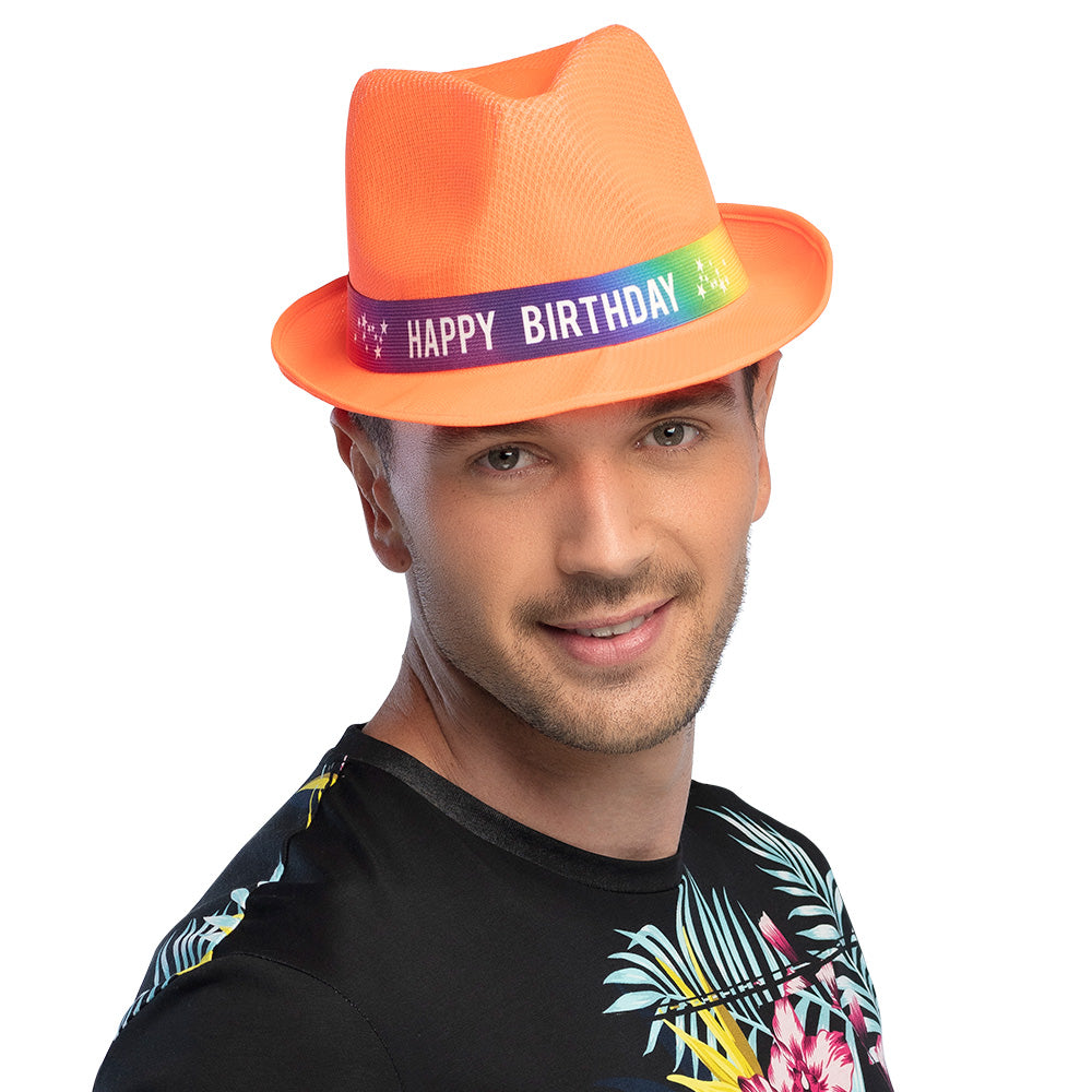 Chapeau Paillettes Happy Birthday - 7 Couleurs Brillantes