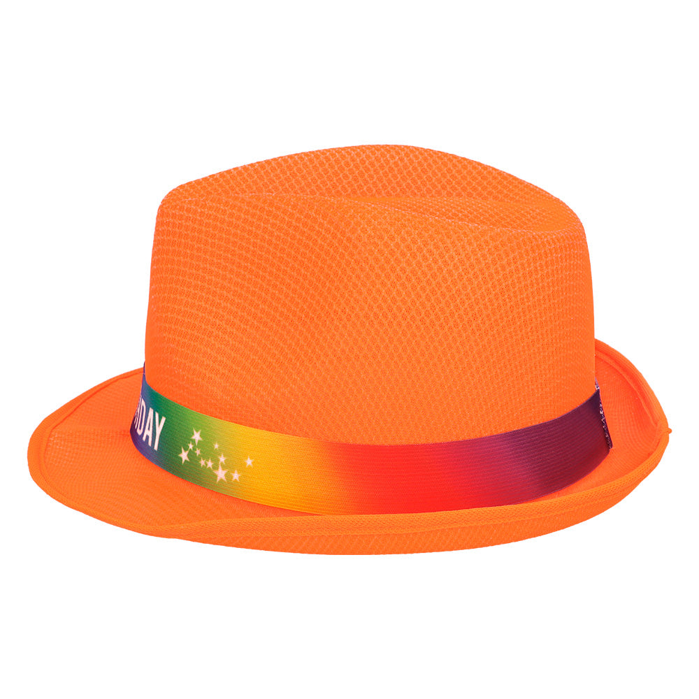 Chapeau Paillettes Happy Birthday - 7 Couleurs Brillantes