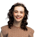 Serre-tête Princesse Paillettes Rose - Accessoire Fête