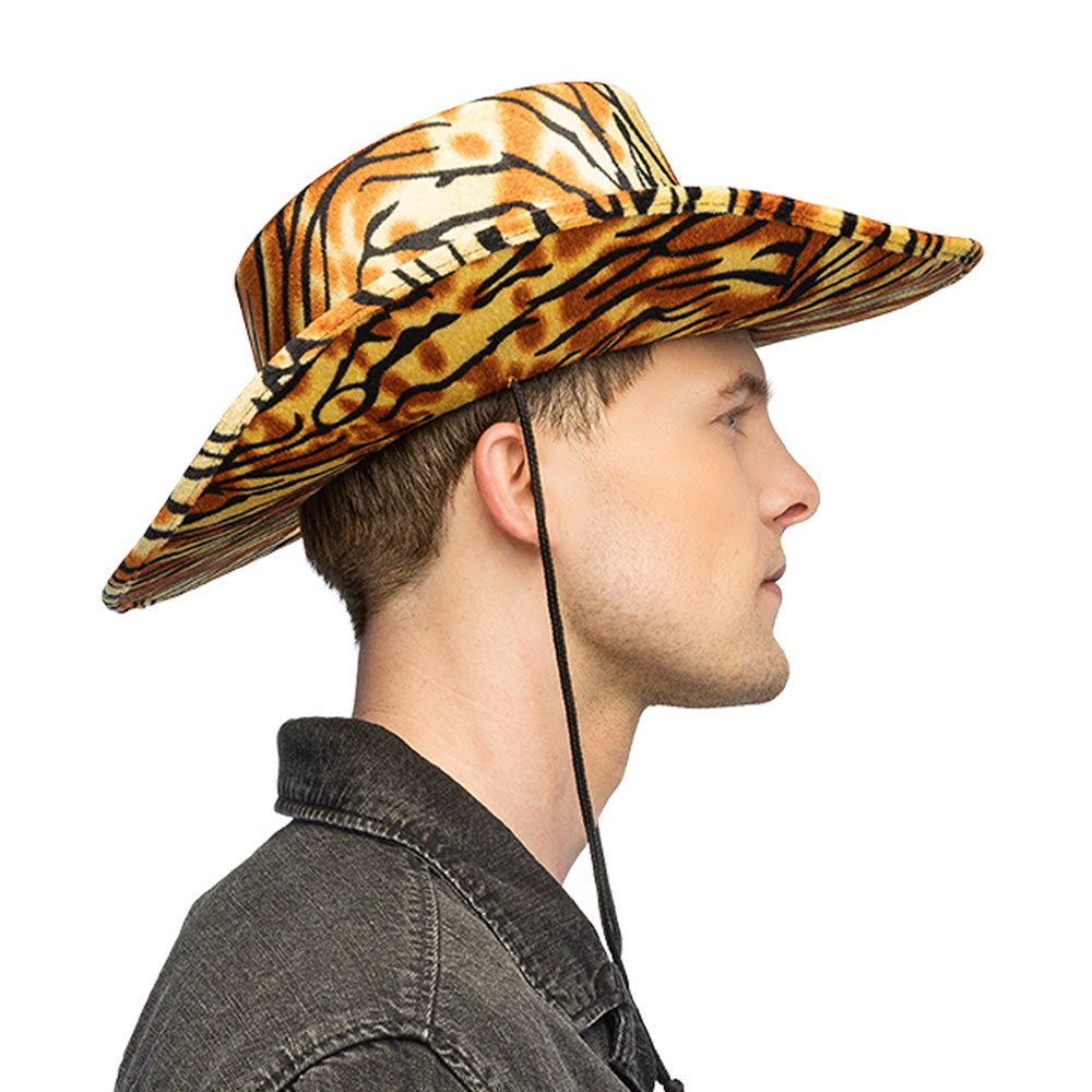 Chapeau Cowboy Animal Print - 5 Motifs Assortis