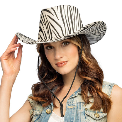 Chapeau Cowboy Animal Print - 5 Motifs Assortis