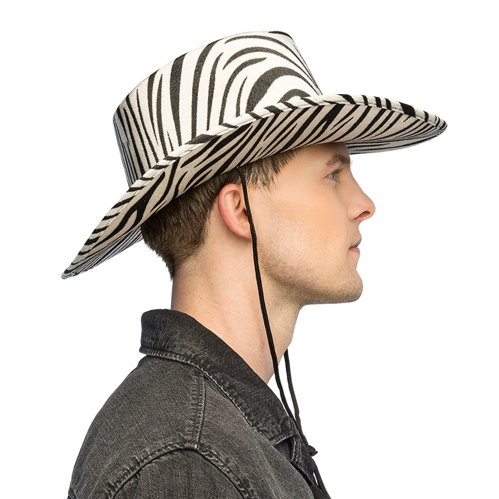 Chapeau Cowboy Animal Print - 5 Motifs Assortis