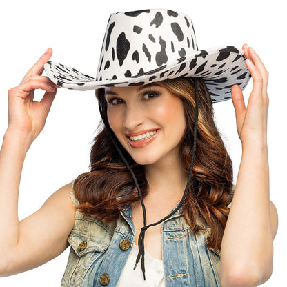 Chapeau Cowboy Animal Print - 5 Motifs Assortis