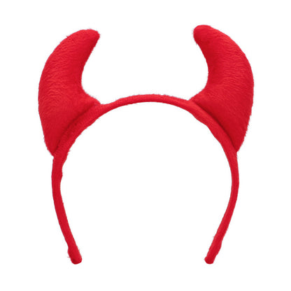 Cornes de Diable Rouges avec Trident - Accessoire Déguisement
