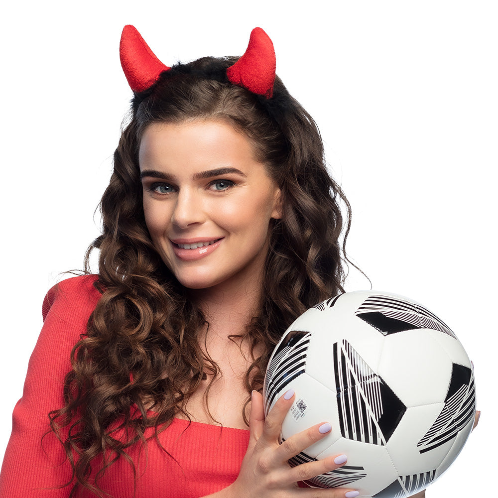 Cornes de Diable Rouge et Noir - Accessoire Déguisement