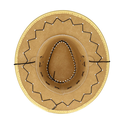 Chapeau Cowboy Doré Pailleté - Accessoire Western Festif
