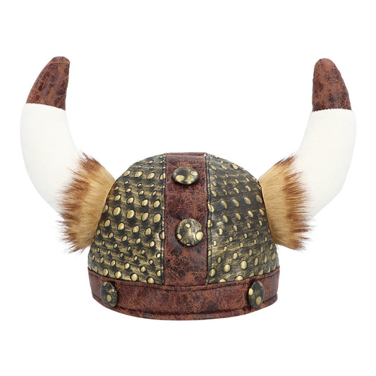 Casque Viking Cornes Blanches - Déguisement Guerrier Nordique