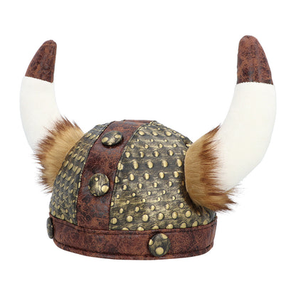 Casque Viking Cornes Blanches - Déguisement Guerrier Nordique