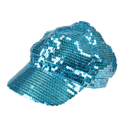 Casquette Paillettes Brillante 6 Couleurs - Déguisement Disco