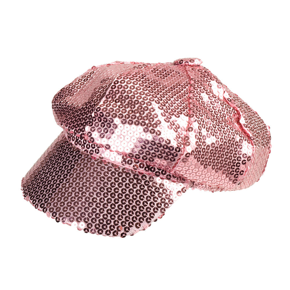 Casquette Paillettes Brillante 6 Couleurs - Déguisement Disco